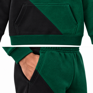 Survêtement sportif unisexe de qualité supérieure pour l'hiver, style tendance, léger, respirant, entièrement personnalisable, 100% coton molletonné - Product Image 4