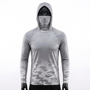 Maillots de pêche de qualité supérieure pour hommes, logo personnalisé sur le devant, respirants, sublimation - Product Image 5