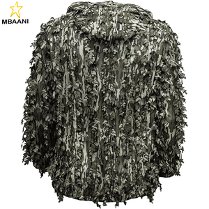 Sweat-shirts de chasse pour hommes à capuche avec fermeture à bouton-pression et motif camouflage - Product Image 1