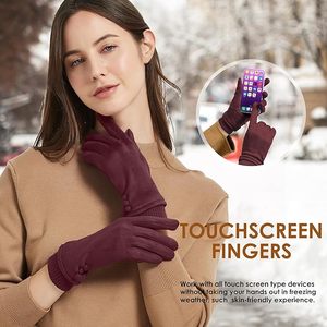 Womens <b>Gloves</b> Winter <b>Touch</b> <b>Screen</b> Texting Phone Windproof <b>Gloves</b> for Women Fleece Lined Thick Warm <b>Gloves</b> - Product Image 3