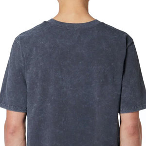 T-shirt à manches courtes et col rond pour homme, couleur unie vintage, été, avec poches, short à taille élastique, usage quotidien, 100% coton - Product Image 5