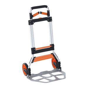 Chariot à main pliable en aluminium, convertible, avec une capacité de charge de 309 lb, poignée télescopique, 3 en 1 pour chariots à main - Product Image 4