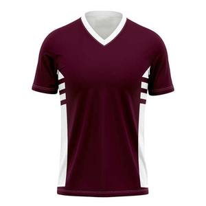 ELIXE SPORTS T-shirt décontracté pour homme, coupe régulière, respirant, séchage rapide, col rond, imprimé numérique uni, tricoté en polyester/coton, tissu personnalisé - Product Image 3