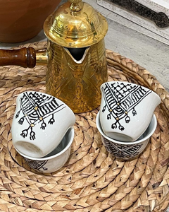 Ensemble de 2 tasses à café en céramique, simples et réutilisables, pour accessoires de bar - Product Image 6