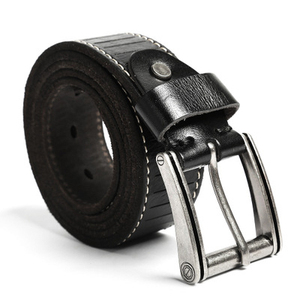 Custom High Quality Luxury Leather Belts Genuine Men's Customized logo Genuine Leather Belts - Product Image 3