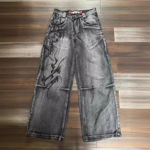 Neewet America Vente directe usine Jeans vintage délavés coupe ample hip-hop pour hommes, pantalon tendance cool et original, en stock, idéal pour un cadeau - Product Image 3