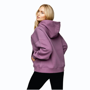 Sudaderas con capucha y media cremallera para mujer al por mayor, 100% algodón polar, personalizables, de secado rápido, transpirables, para invierno - Product Image 5