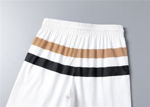 Shorts de sport rayés personnalisés pour hommes, séchage rapide, pour la gym, la course et la natation, fabricant OEM ODM, vente en gros en usine - Product Image 5