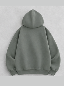 Premium Heavyweight Oversized Hoodie Streetwear Heavyweight Cotton Drop Shoulder Graphic Print Full Zip Unisex Sweatshirt <b>Jacket</b> - Product Image 2