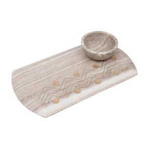 Tabla de cortar de mármol respetuosa con el medio ambiente, juego de cocina, tabla de cortar, rectángulo personalizado, artesanía india, nuevo diseño de alta calidad - Product Image 1