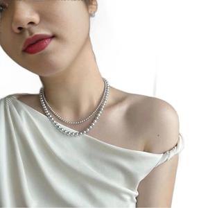 Cadena de Perlas Aurora de 4-4.5 mm, Casi Perfecta, Efecto Cuerpo Superior Invencible, Gema Brillante para Collares de Perlas - Product Image 5