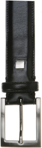 Ceinture en cuir véritable noire pour homme, avec logo personnalisé, design élégant et boucle ardillon, nouvelle collection 2026, vente en gros - Product Image 5