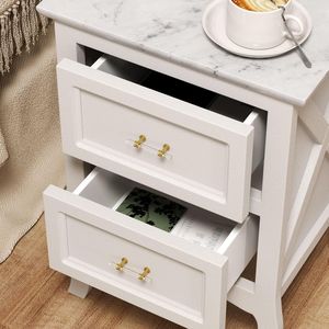 Paquete de 10 tiradores de gabinete dorados de 3 pulgadas, tiradores de cajón de aleación de zinc con acabado de latón cepillado para muebles de cocina - Product Image 3