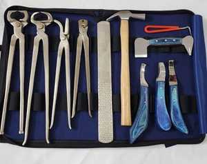 Kit d'outils robustes pour fermeur de chevaux, en acier inoxydable, pour le soin, la coupe et le sablage des sabots - Product Image 6
