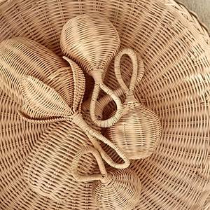 Juguete Sonajero para Bebés Hecho a Mano de Ratán Natural, Mordedor Ecológico para Bebés, Regalo para Guardería, Proveedor Mayorista de Fábrica - Product Image 2