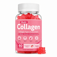 Gummies de collagène les plus vendues, qualité alimentaire, formule nutritionnelle premium à croquer, vente en gros, fabricant privé