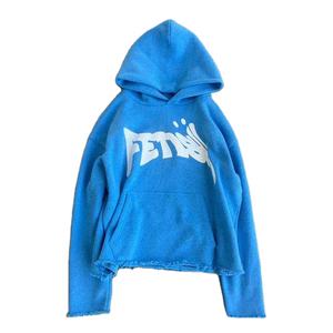 Prix de gros – Sweats à capuche personnalisés avec logo imprimé en relief, manches longues, 100 % coton, style décontracté - Product Image 1