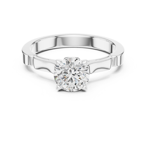 Anillo de Plata de Ley 925 con Moissanita, a la Moda - Product Image 1