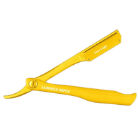 Rasoir droit JRL Gold, outil de rasage de haute qualité, logo personnalisé, emballage couleur