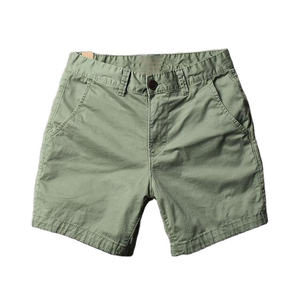 Pantalones Cortos Vintage de Algodón Suave con Efecto Desgastado para Hombre, Estilo Urbano, con Cordón en la Cintura, Fabricante OEM AI-SH-18 - Product Image 2