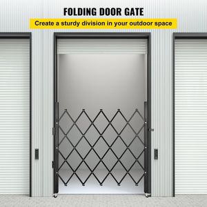 Cancello di Sicurezza Pieghevole in Acciaio a Fisarmonica 122 cm (A) x 94 cm (L) per Uso in Palestra - Product Image 2