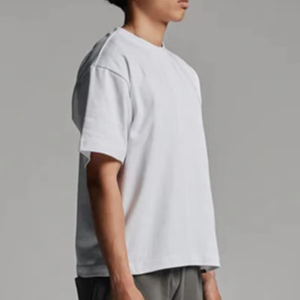Versatile Casual Top For Men Summer Featherlight Cotton Cooling Fabric Crew Neck Short Sleeve Relaxed Fit Easygoing Simple - Product Image 3