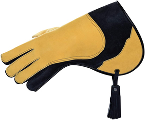 Nouveauté : Gants en cuir personnalisés avec logo d'aigle, taille unique, durables, pour toutes les saisons, utilisation équestre en plein air, sécurité - Product Image 6