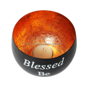 Porte-bougie votif en fer artisanal classique et élégant pour la décoration de la maison, les occasions de mariage et de Noël - Product Image 6