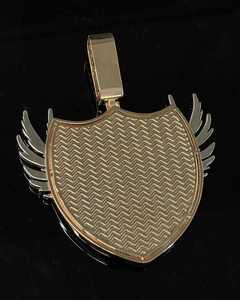 จี้และเครื่องประดับแฟชั่นฮิปฮอปแบบสั่งทำ เงินแท้ 925 ประดับเพชรโมอิสซาไนต์ VVS ผ่านการทดสอบเพชร ชุบโรเดียมและทอง - Product Image 2