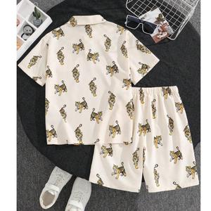 Camisa Moderna para Hombre con Bloques de Color, Bolsillo, Manga Corta, Secado Rápido, Antiarrugas, Tela Ancha de 180g, Tejido de Punto con Spandex/Poliéster, Casual - Product Image 4