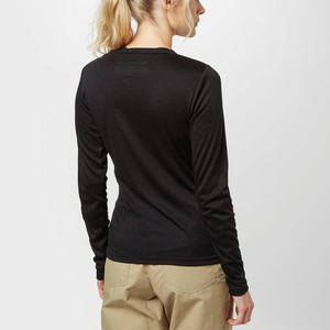 T-shirts en coton anti-rides écologiques à manches longues et col rond pour femmes, coupe décontractée, couleur unie, qualité abordable - Product Image 4