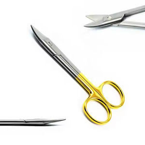 Ciseaux à fil universels chirurgicaux et dentaires à inserts en carbure de tungstène, droits et courbés, 12 cm, CE ISO, par Grip Surgical - Product Image 3