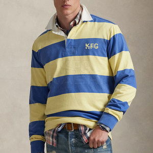 Nueva Llegada, Directo de Fábrica, Camiseta de Rugby Personalizada para Hombre, Manga Larga, Tejido de Algodón Sólido, para Deportes y Uso Casual - Product Image 3