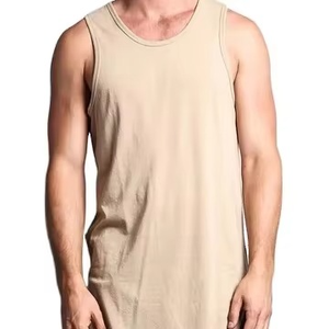 เสื้อกล้ามลำลองสำหรับผู้ชายสำหรับเล่นกีฬากลางแจ้ง โพลีเอสเตอร์ 100% ระบายอากาศได้ดี แห้งเร็ว คอกลม เหมาะสำหรับออกกำลังกาย ฟิตเนส ฤดูร้อน - Product Image 1