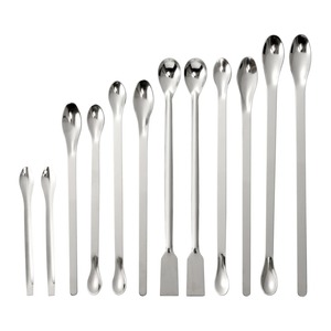 BAFA SURGICAL INSTRUMENTS 12PCS Stainless Steel Medicine <b>Measuring</b> Milligram Thickened <b>Spoons</b> CE Certified Class II Ergonomic - Product Image 2
