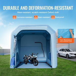Cabina di Verniciatura Auto Portatile 13,1 X 9,8 X 9 ft Gonfiabile con Potente Soffiatore da 750W, Sistema di Illuminazione LED e Filtro Aria - Modello 2022 - Product Image 2