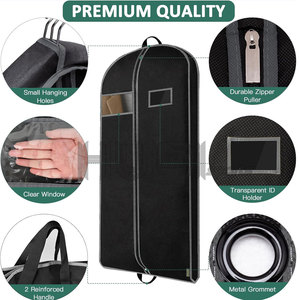 Elegante Bolsa Organizadora para Trajes, Camisas, Abrigos, Vestidos, Fácil de Transportar, para Viajes, Hogar, Hotel, Oficina, Bolsa para Prendas - Product Image 4