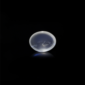 Loose 3.6 Ct Sky Blue Moonstone Oval Cabochon Gemstone for Fine Jewelry - Product Image 2