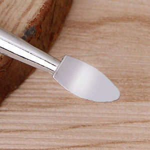 KAAMIR INSTRUMENTS Poussoir à cuticules professionnel en acier inoxydable résistant à la rouille, double extrémité, outil de manucure, prix compétitif - Product Image 3