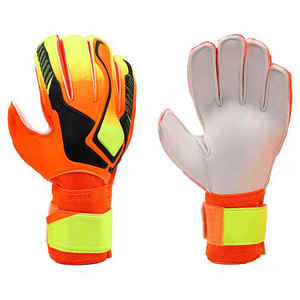 Guantes de Portero de Fútbol Profesionales, Látex Engrosado de Secado Rápido, Protección para los Dedos, Guantes de Entrenamiento con Cierre de Gancho y Bucle, Unisex - Product Image 3