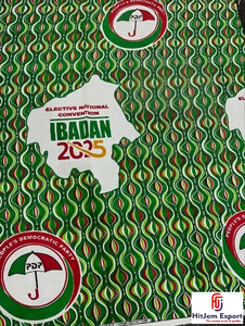 Wholesale Nigeria Twill Rib African Wax Print Cotton Fabric OEM ODM Customized Textile Manufacturing Service Supplier - Product Image 1