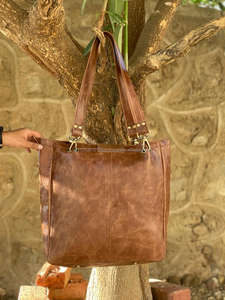 Bolso de Mano de Piel de Vaca para Mujer, Bolso Elegante de Compras, Hecho a Mano, Novedad - Product Image 4