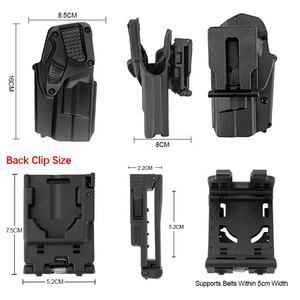 Hoogwaardige Tactische Plastic Stalen Pistoolholster Onderhoudt Iwb Zwart Verborgen Jachtaccessoires - Product Image 6