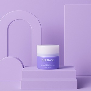 [ECOSMEC] SO BASE Masque Crème au Collagène Sans Rinçage, Contenant Fraîcheur, Soin Visage à Domicile, Utilisation Quotidienne - Product Image 2