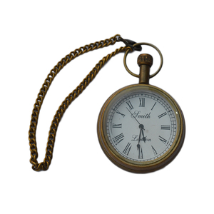 Montre de poche en laiton de bonne qualité, design léger, meilleur chronomètre, montre pendentif avec finition dorée - Product Image 2