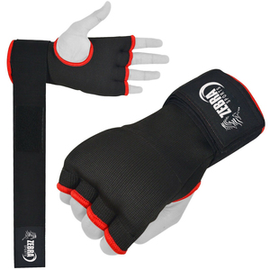 Guantes de Boxeo de Gel para Entrenamiento, con Correa Larga para Muñeca, para Hombre y Mujer, Equipo de Karate, Protección Interior para Medio Dedo, Cierre de Gancho y Bucle - Product Image 3
