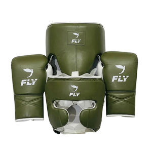 New Arrival Protective Original Leather Fly Boxing Sparing <b>Set</b> Custom Made MMA Kickboxing Professional Training Fly Boxing Kit - Product Image 3