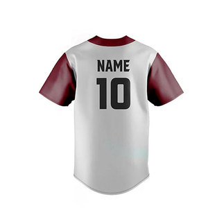 Uniforme de baseball par sublimation, maillot et pantalon respirants haute performance pour joueurs professionnels - Product Image 4