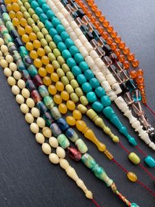 Premium Resin Muslim Tasbih 33 Bead Islamic Prayer Beads Misbaha Handmade Luxury Rosary for Ramadan <b>Eid</b> <b>Gift</b> Wholesale Bulk - Product Image 6