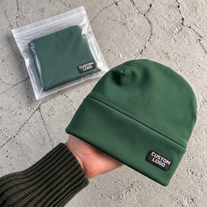Gorro de algodón de marca privada con bordado de logotipo en tono a tono, estilo streetwear, para etiquetas de ropa de boutique. - Product Image 1